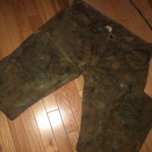 Men’s True Religion Brown & Green Camouflage Jeans